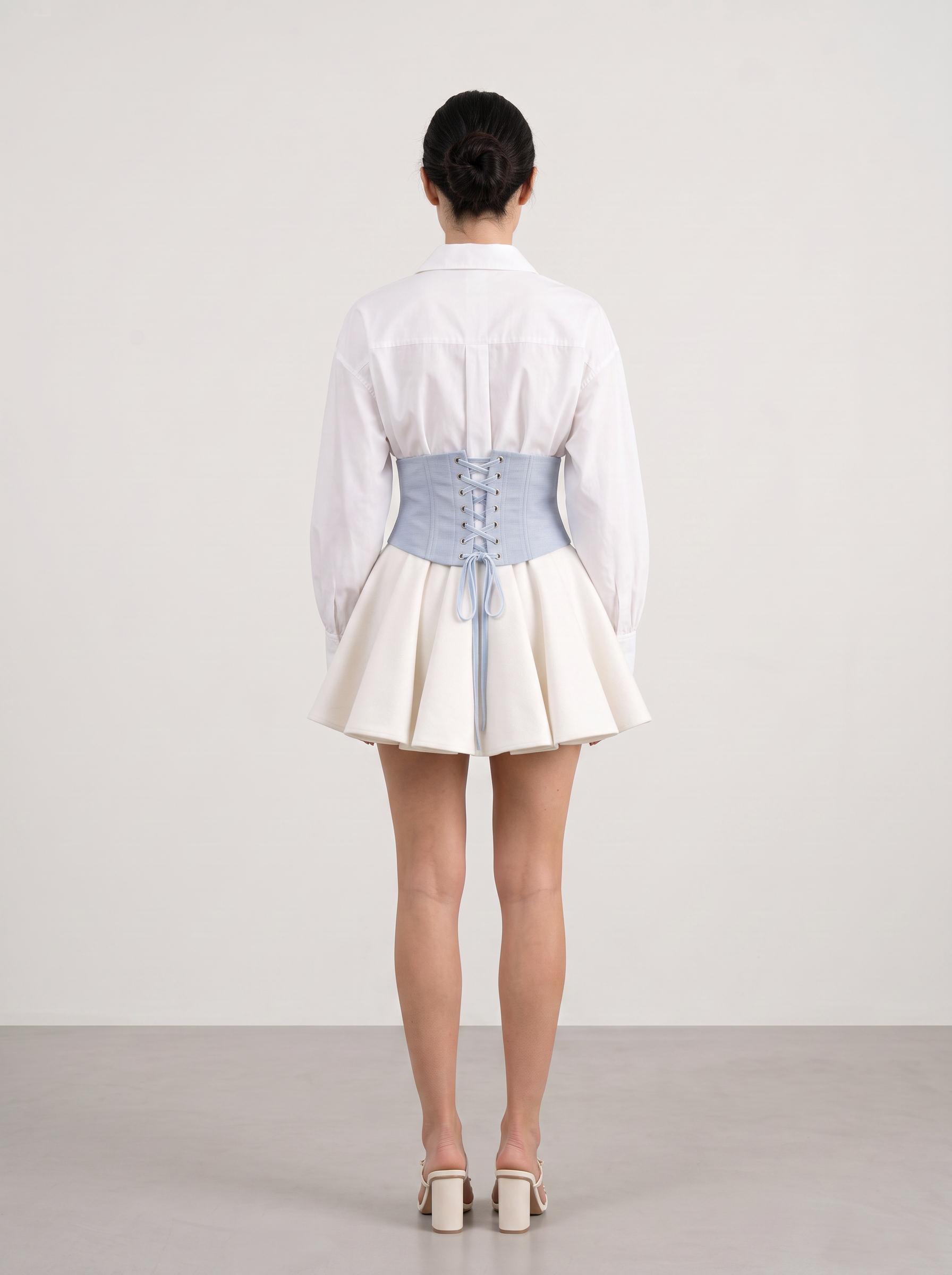 Marvorid Waist Corset in Blue